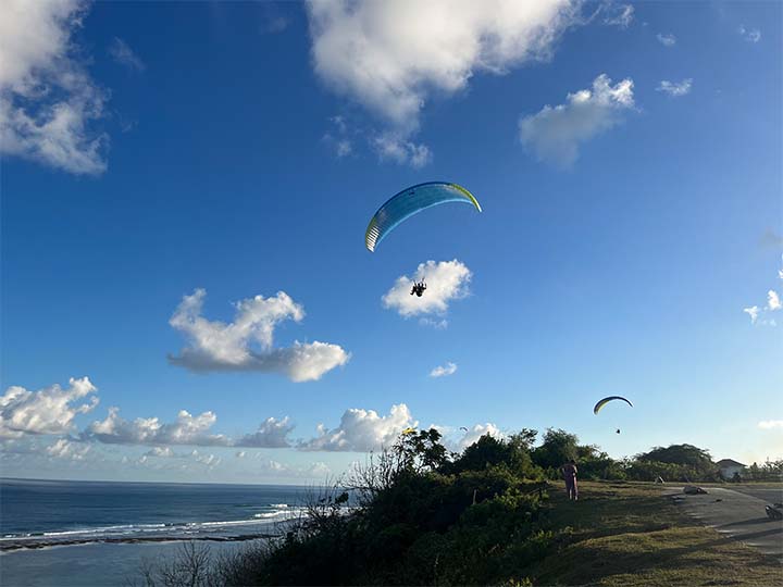 bali paragliding tours