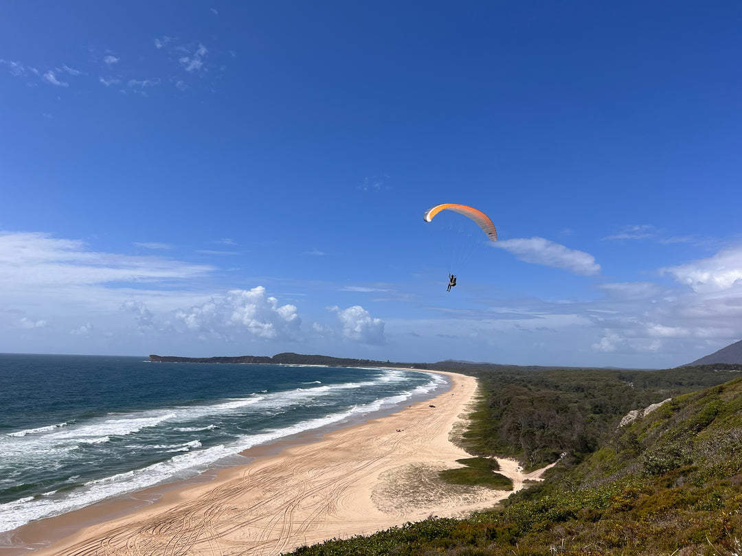 paragliding course coastal flight