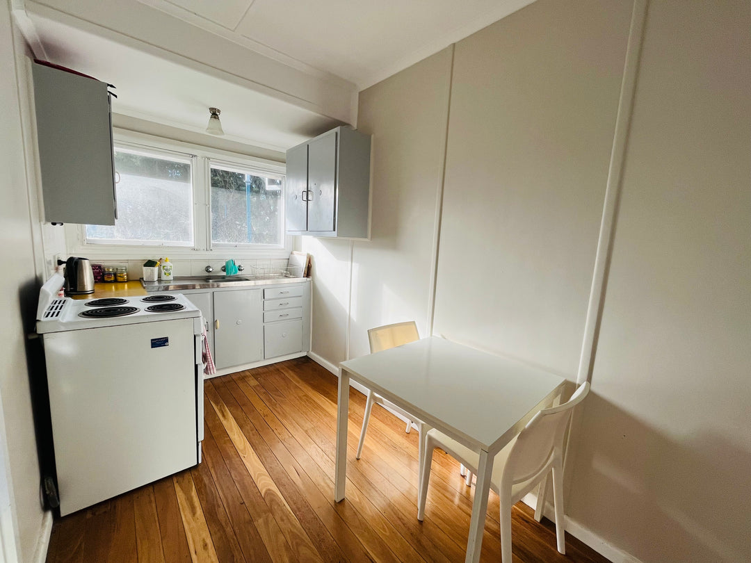 high adventure paragliding student accommodation kitchen