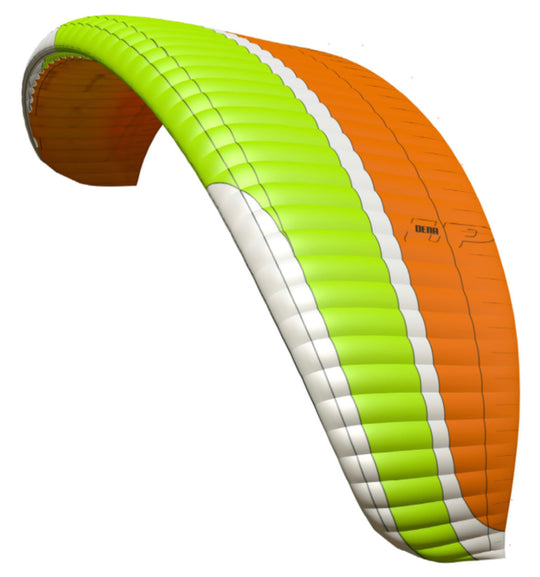 UP Dena paragliding wing orange green