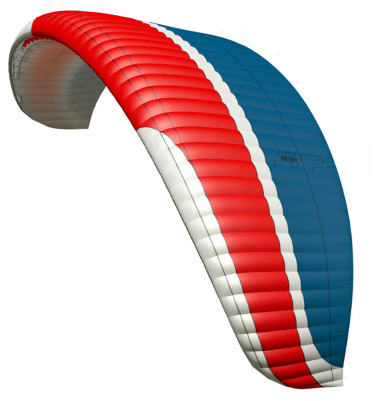 UP Dena paragliding wing blue red