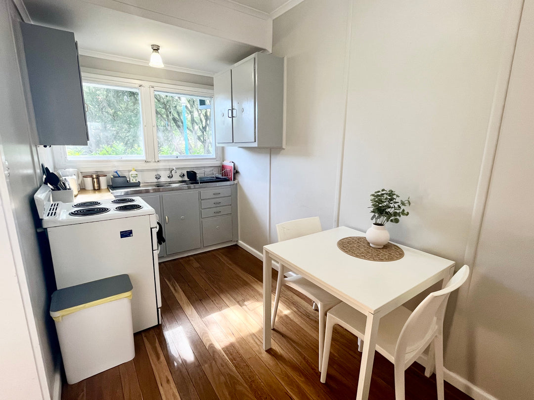 high adventure paragliding student accommodation kitchen