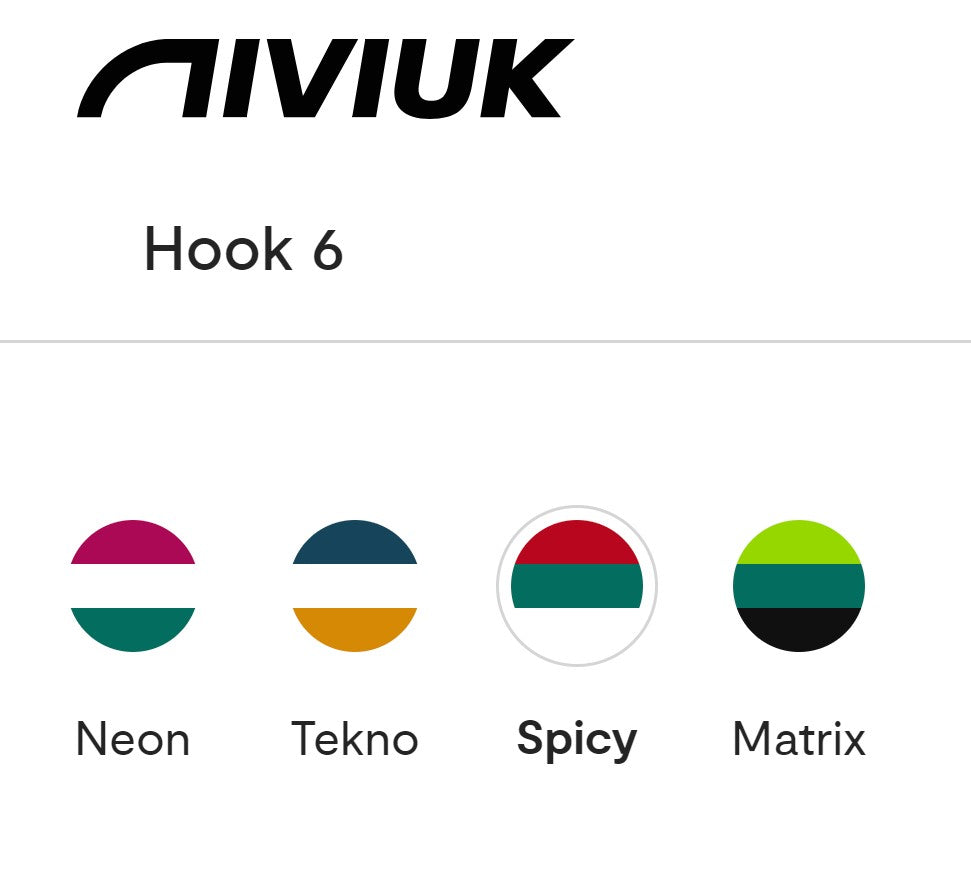Niviuk Hook 6 paragliding wing colours