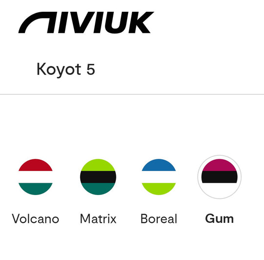 Niviuk Koyot 5 paragliding wing colours
