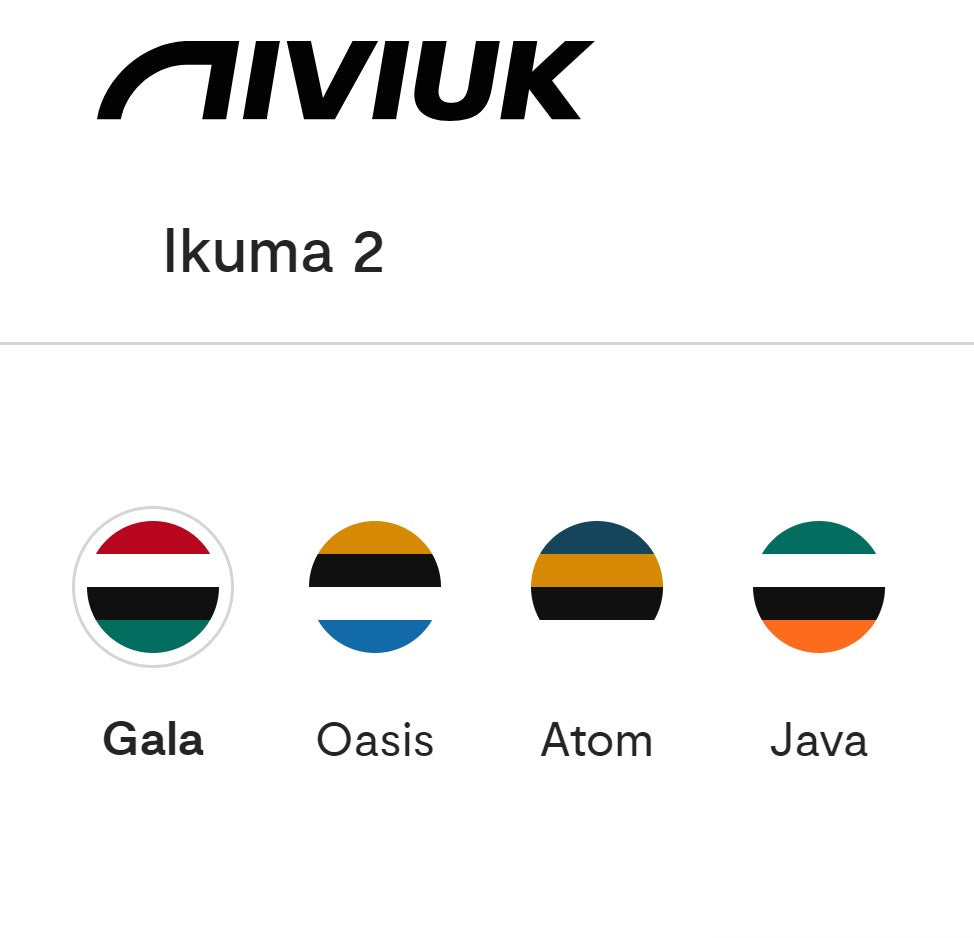 Niviuk Ikuma 2 paragliding wing colours