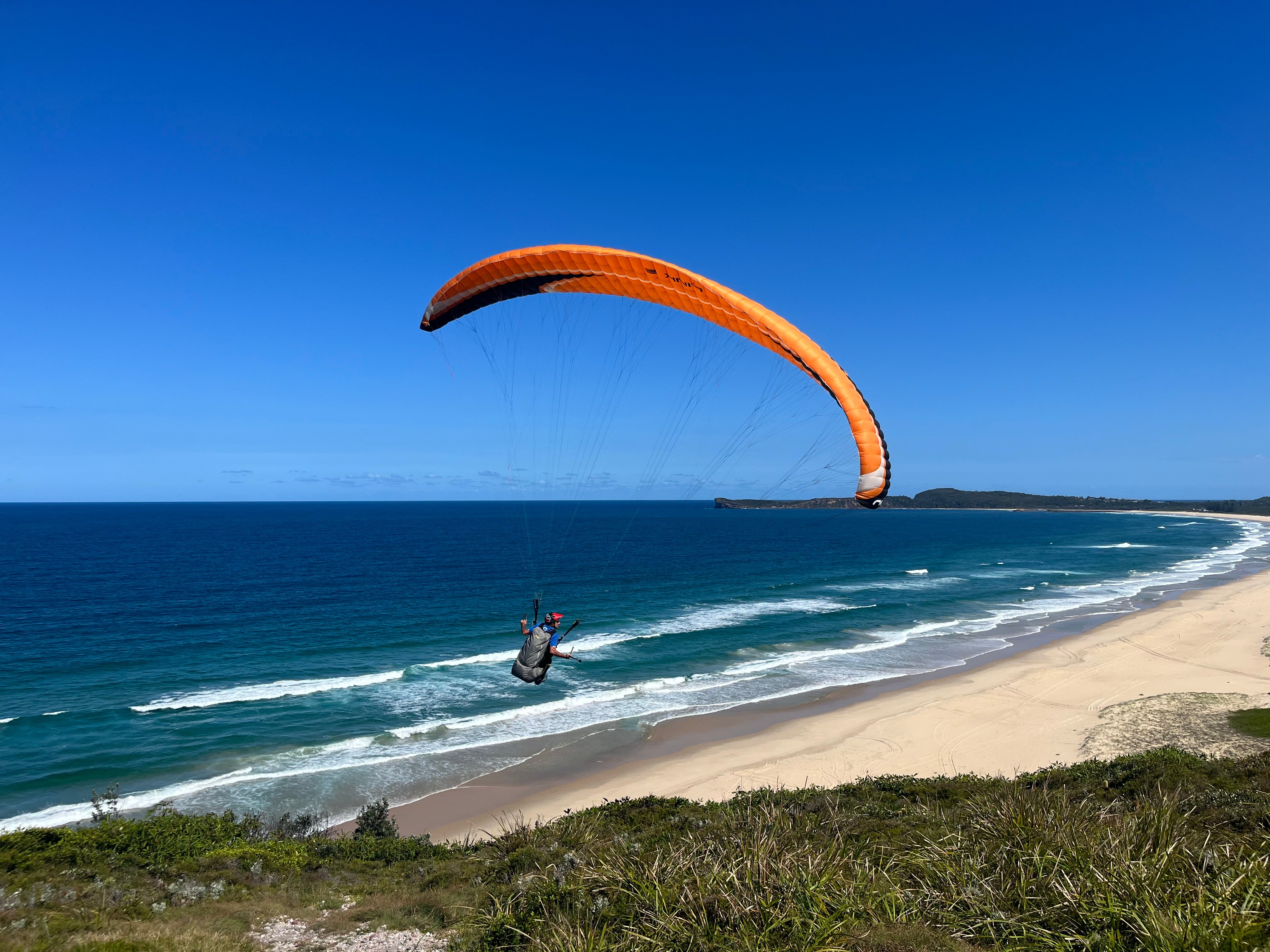 paragliding course for skydivers and hang gliders