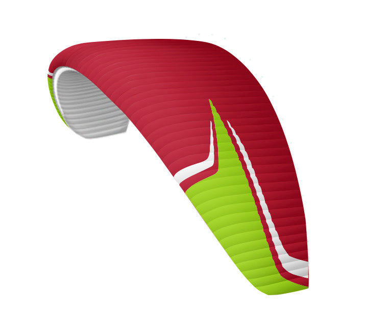 Niviuk Kougar 3 paramotor wing red