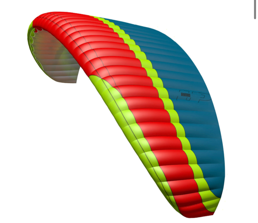UP Rimo paragliding wing blue red