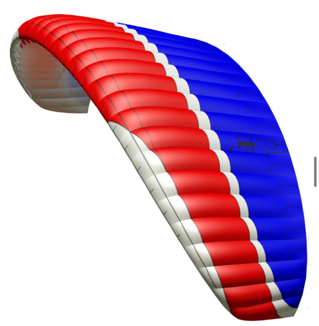 UP Mana 2 paragliding wing blue red