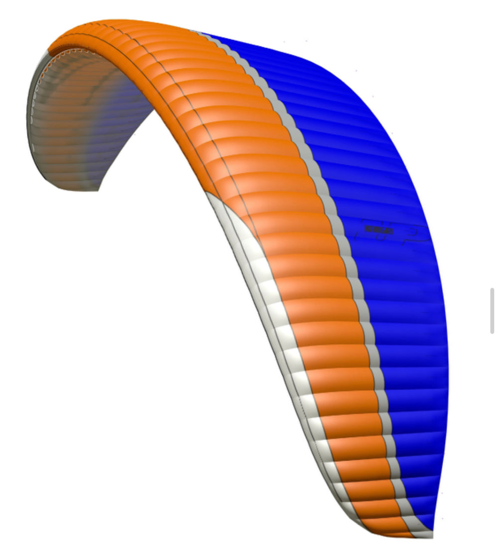 UP Kangri HPR paragliding wing blue orange