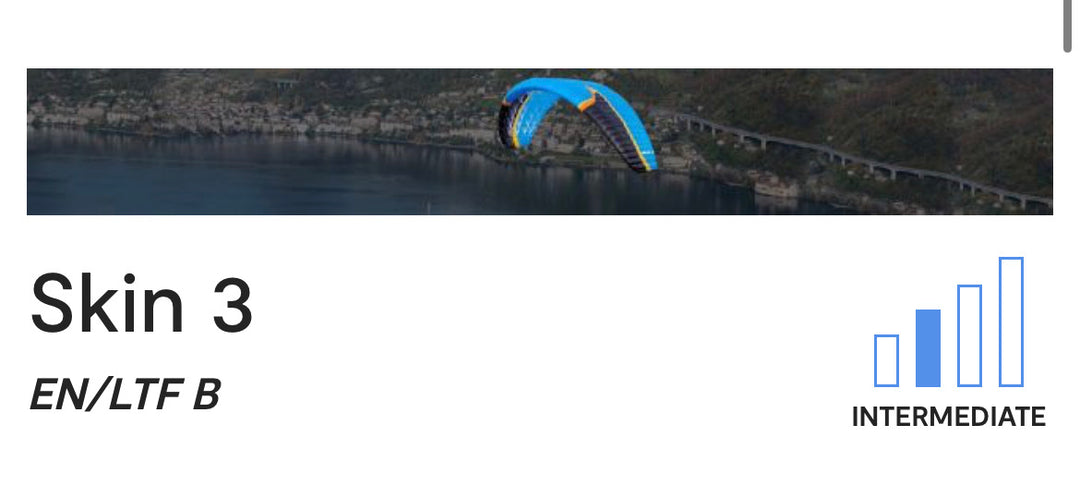 Niviuk Skin 3 paragliding wing rating