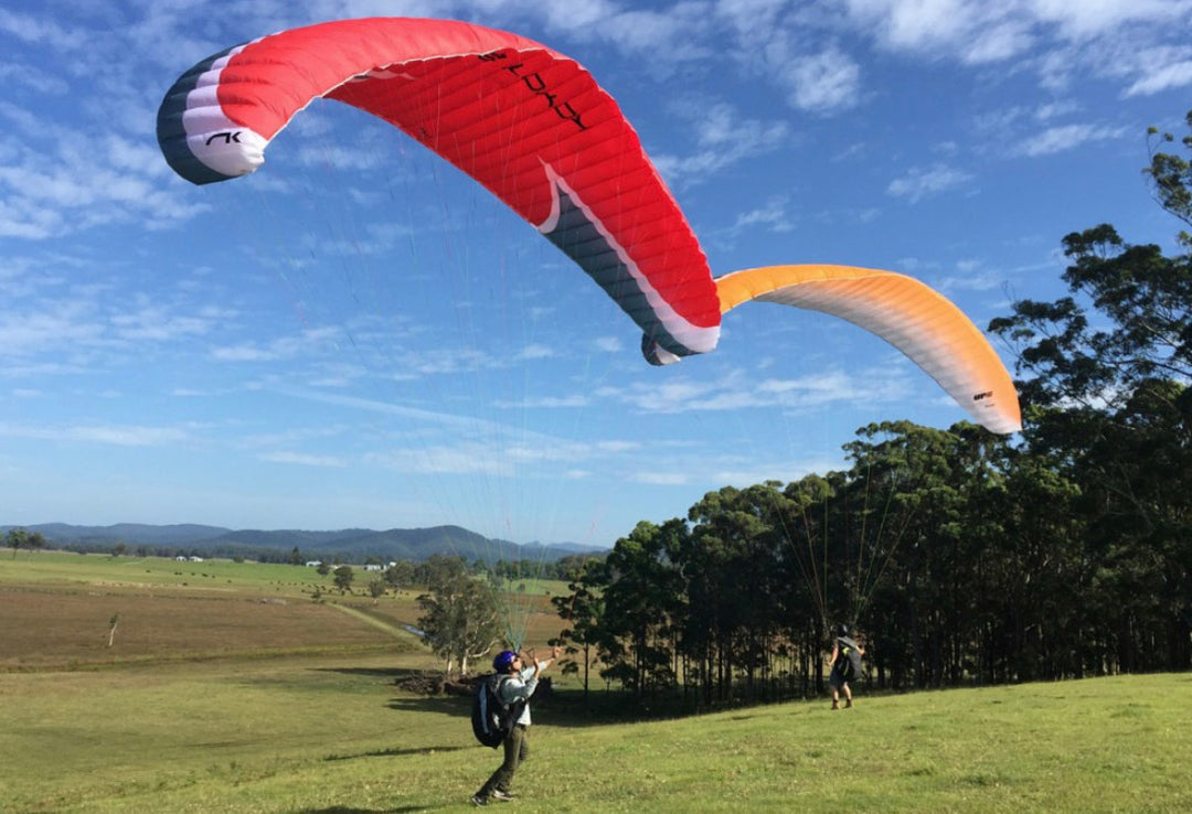 paragliding ground handling practice